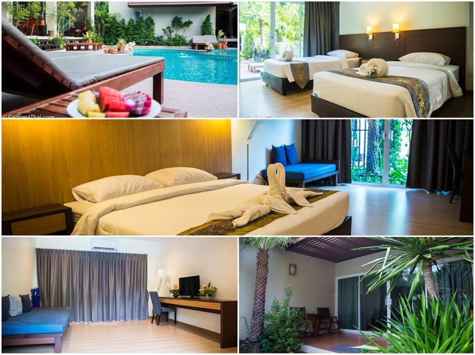 Baan Klang Aow Beach Resort バン・クルート エクステリア 写真